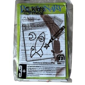 Arby's Kids Meal Pictionary Game 2015 NEW